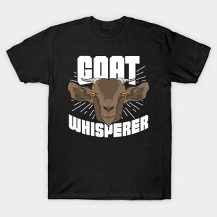 Goat Whisperer Animal Lover Gift T-Shirt